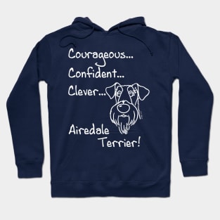 Clever Airedale Hoodie